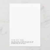 Menu Estelle Minimalist Wedding (Achterkant)