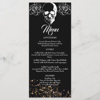 Menu Eternal Elegance Mariage gothique
