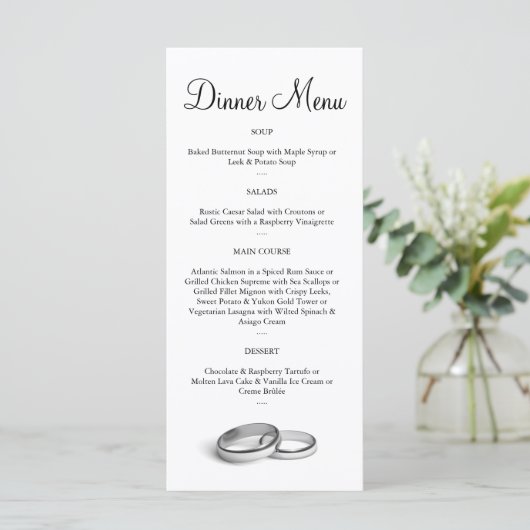 Menu Éternité (Debout devant)