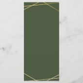 Menu Eucalyptus vert simple (Dos)