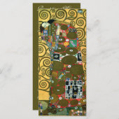 Menu Exécution ou L'Accomplissement par Gustav Klimt (Devant / Derrière)