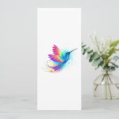 Menu Exotic Rainbow Hummingbird (Debout devant)