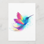 Menu Exotic Rainbow Hummingbird (Devant)