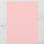 Menu fait sur commande chic rose, blanc, et d'or (Dos)