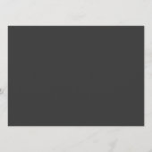 Menu fait sur commande de mariage de sembler de (Dos)