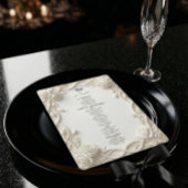 Menu Faux 3D Sculpted Plaster Floral Border