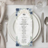 Menu Faux Ornementation en Rouleau Imprimée Marbre