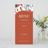 Menu Fête botanique de Noël Fruit et Berry (Debout devant)