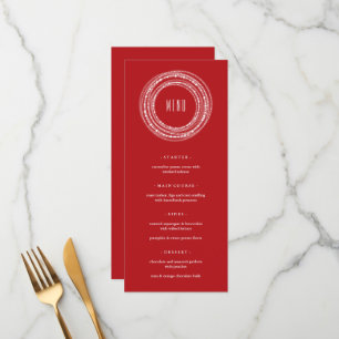 Menu Fête de fin d'année Chic Merry & Bright Lumières s