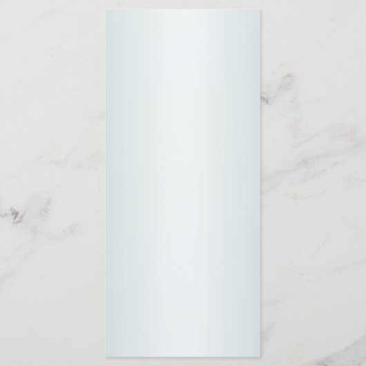 Menu Fête de mariage Turquoise Fleur blanche Feuilles d (Dos)