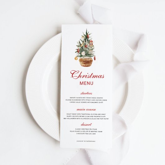 Menu Fête de Noël