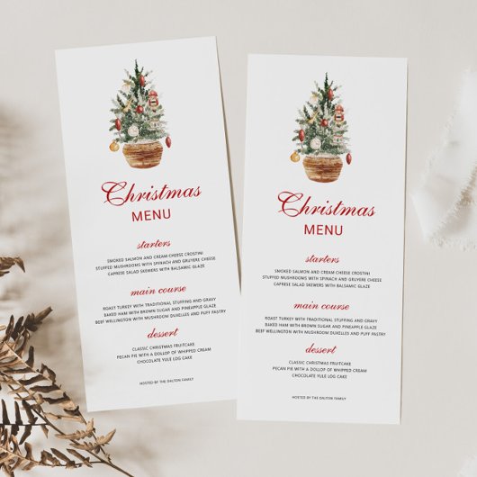 Menu Fête de Noël