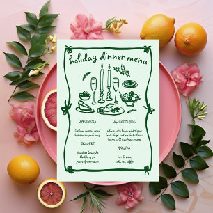 Menu Fête de Noël de Fille Capricieuse et Fantaisiste