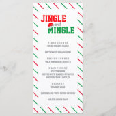 Menu Fête de Noël Jingle et Mingle (Devant)