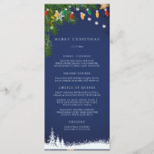 Menu Fête de Noël Joyeux Noël (Devant)
