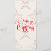 Menu Fête de vacances de Noël pour les amis Jolmost Bun (Dos)