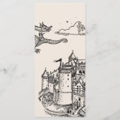 Menu Fête des Mariages d'Imaginaires médiévaux (Dos)