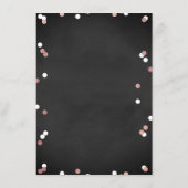 Menu Fête des mariées Brunch & Bubbly Confetti (Dos)