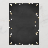 Menu Fête des mariées Brunch & Bubbly Confetti (Dos)