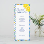 Menu Fête des mariées sicilien (Debout devant)