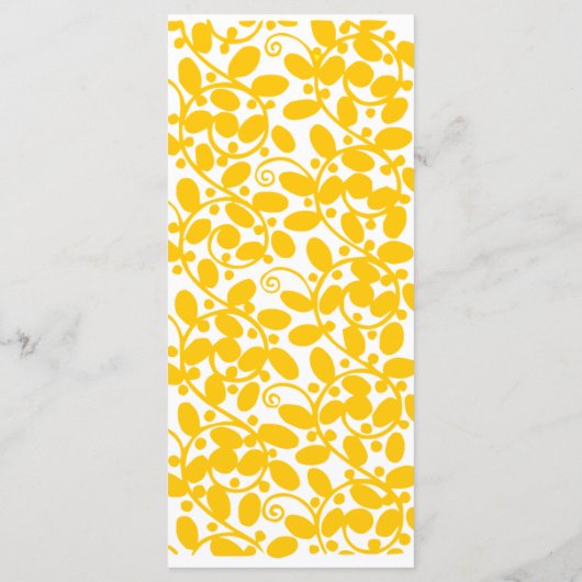 Menu Feuille jaune (Dos)