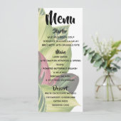 Menu Feuilles tropicaux (Debout devant)