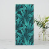 Menu Feuilles tropicaux rayonnants (Debout devant)