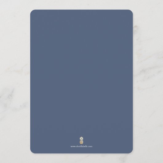 Menu Février Se tenir seul Calendrier Bleu Octopus (Dos)