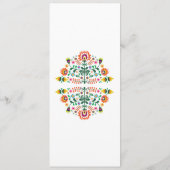 Menu Fiesta Fête Mexicaine Mariage Citron Réceptio (Dos)