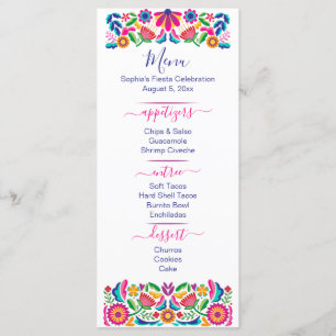 Menu Fiesta Party