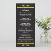 Menu Fiesta Party Mexican Wedding Reception Kaart (Staand voorkant)