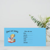 Menu Fille vintage personnalisée cuire un gâteau (Debout devant)