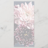 Menu Filles et marguerites sombres et légères (Dos)