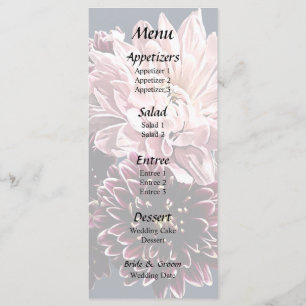 Menu Filles et marguerites sombres et légères