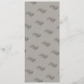 Menu Fine Art Minimalist Botanical Wedding (Dos)