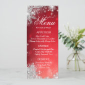 Menu Flambeau de neige gelé hiver (Debout devant)