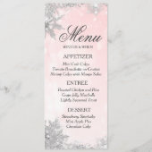 Menu Flambeau de neige gelé hiver (Devant)