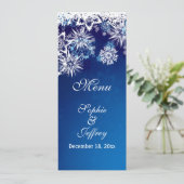 Menu Flammes de neige blanches sur le Mariage de Noël b (Debout devant)