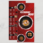 Menu Flat (Voorkant / Achterkant)
