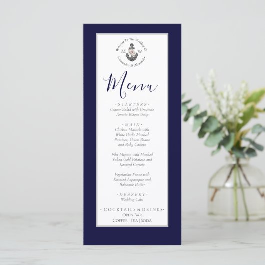 Menu Flat (Staand voorkant)