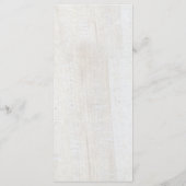 Menu Flèches rustiques Mariage de coeur rouge (Dos)