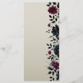 Menu Fleur d'Almond Bleu de Minuit Bourgogne (Dos)