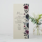 Menu Fleur d'Almond Bleu de Minuit Bourgogne (Debout devant)