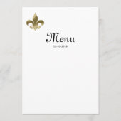 Menu Fleur de Lis (Devant)