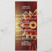 Menu Fleur éternelle : Une célébration intemporelle de (Devant)