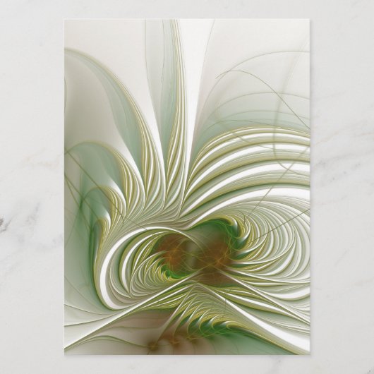 Menu Fleur imaginaire fractale douce et tendresse (Devant)