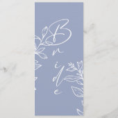 Menu Fleur périphérique Siège réservé simple (Dos)