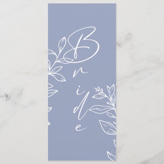 Menu Fleur périphérique Siège réservé simple (Dos)