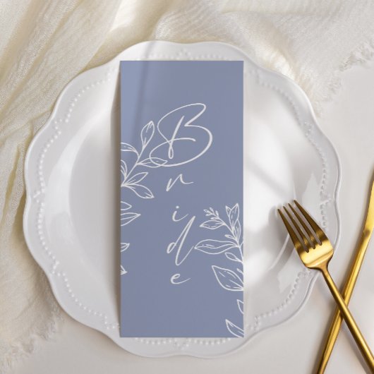 Menu Fleur périphérique Siège réservé simple