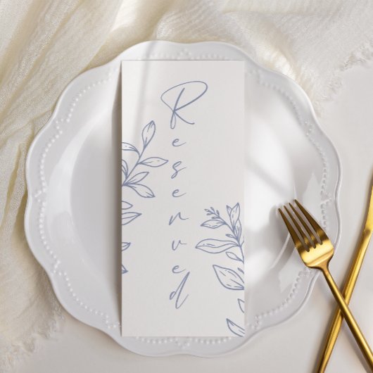 Menu Fleur périphérique Siège réservé simple